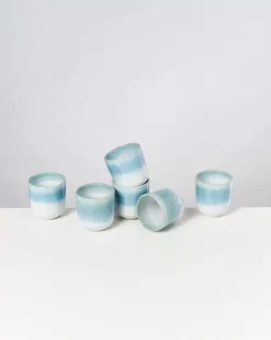 Alcachofra 6Er Set Becher Klein Grunblau^Motel a Miio Online