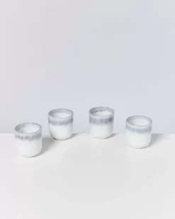 Alcachofra 4Er Set Becher Klein Graublau^Motel a Miio Hot