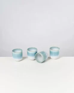 Alcachofra 4Er Set Becher Klein Grunblau^Motel a Miio Clearance