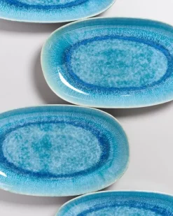 Alcachofra Servierplatte L Grunblau^Motel a Miio Sale
