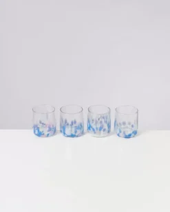 Alegria 4Er Set Glas Klein Big Drops Blau^Motel a Miio Discount
