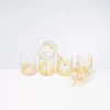 Alegria 6Er Set Glas Klein Big Drops Rosa Gelb^Motel a Miio Online