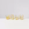 Alegria 4Er Set Glas Klein Big Drops Rosa Gelb^Motel a Miio