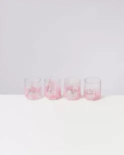 Alegria 4Er Set Glas Klein Big Drops Rosa^Motel a Miio Sale
