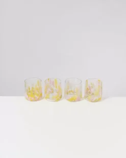 Alegria Glas Klein Big Drops Rosa Gelb^Motel a Miio Hot