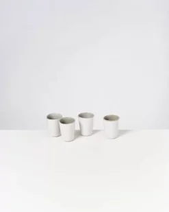 Areia 4Er Set Espressobecher Grau^Motel a Miio New