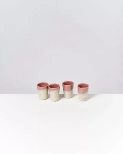 Bica 4Er Set Espressobecher Pink Cream^Motel a Miio Hot