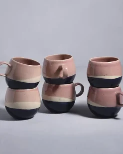 Bica 6Er Set Tasse Gros Pink Navy Cream^Motel a Miio Sale