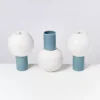 Bola Vase M Graublau Gesprenkelt^Motel a Miio Clearance