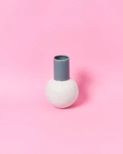 Bola Vase M Graublau Gesprenkelt^Motel a Miio Clearance