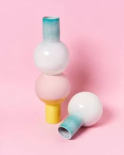 Bola Vase M Grun Rosa Gesprenkelt^Motel a Miio Discount