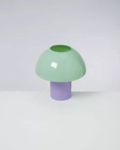 Cogumelo Glaslampe Mint Lila^Motel a Miio Outlet