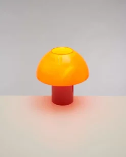 Cogumelo Glaslampe Orange Rot^Motel a Miio Discount