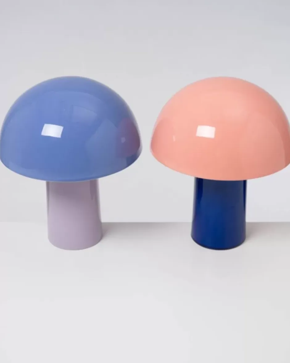 Cogumelo Keramiklampe Rosa Blau^Motel a Miio Online