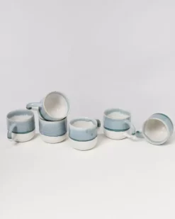 Coimbra 6Er Set Tasse Gros Graublau^Motel a Miio