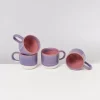 Coimbra 4Er Set Teetasse Lila Rosa^Motel a Miio Hot