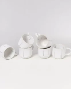 Coimbra 6Er Set Teetasse Weis Blau^Motel a Miio Online