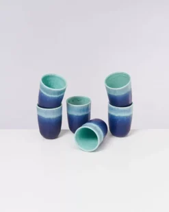 Copa Alto 6Er Set Becher Gros Turkis^Motel a Miio Clearance