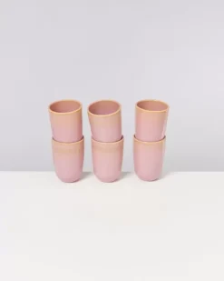Copa Alto 6Er Set Becher Gros Gelb Rose^Motel a Miio Outlet