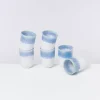 Copa Alto 6Er Set Becher Gros Blau Weis^Motel a Miio