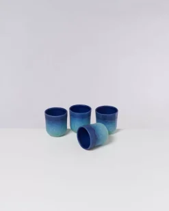 Copa Alto 4Er Set Becher Klein Blau Turkis^Motel a Miio Discount