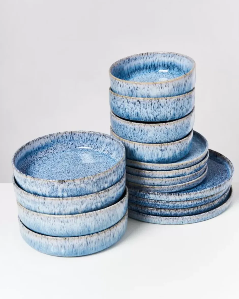 Cordoama Blau Gesprenkelt - 16 Teiliges Set^Motel a Miio Hot