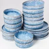 Cordoama Blau Gesprenkelt - 24 Teiliges Set^Motel a Miio Outlet