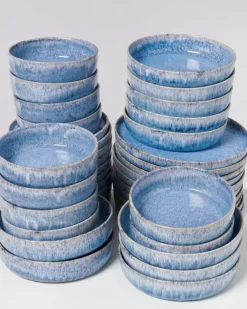 Cordoama Blau Gesprenkelt - 40 Teiliges Set^Motel a Miio Clearance