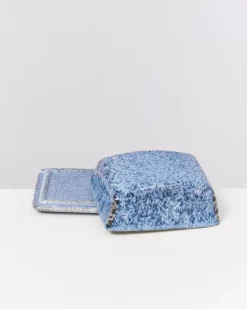 Cordoama Butterdose Blau Gesprenkelt^Motel a Miio New