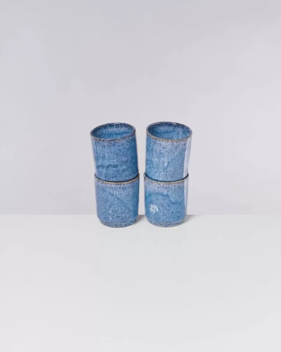 Cordoama 4Er Set Becher Gros Blau Gesprenkelt^Motel a Miio Clearance