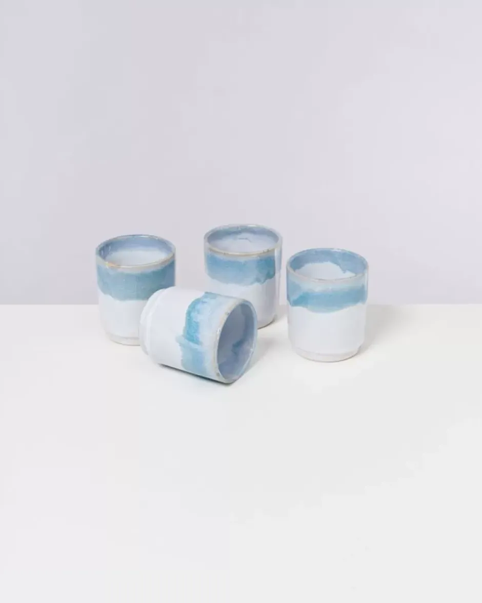 Cordoama 4Er Set Becher Gros Aqua^Motel a Miio