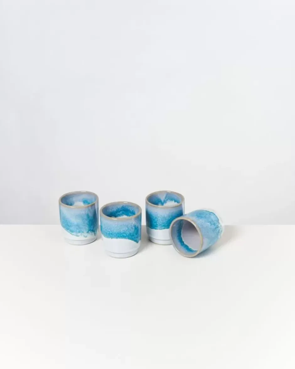 Cordoama 4Er Set Becher Klein Aqua^Motel a Miio Clearance