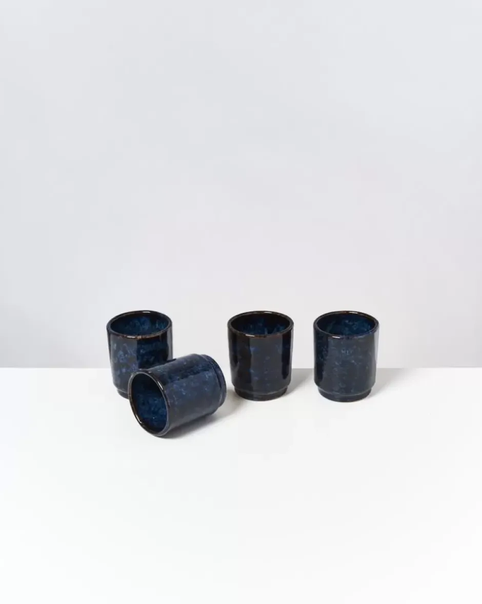Cordoama 4Er Set Becher Klein Dunkelblau^Motel a Miio