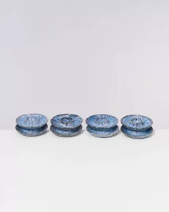 Cordoama 8Er Set Eierbecher Blau Gesprenkelt^Motel a Miio Sale