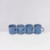 Cordoama 4Er Set Tasse Gros Blau Gesprenkelt^Motel a Miio Sale