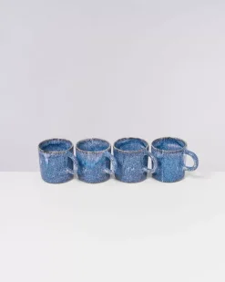 Cordoama 4Er Set Tasse Gros Blau Gesprenkelt^Motel a Miio Sale