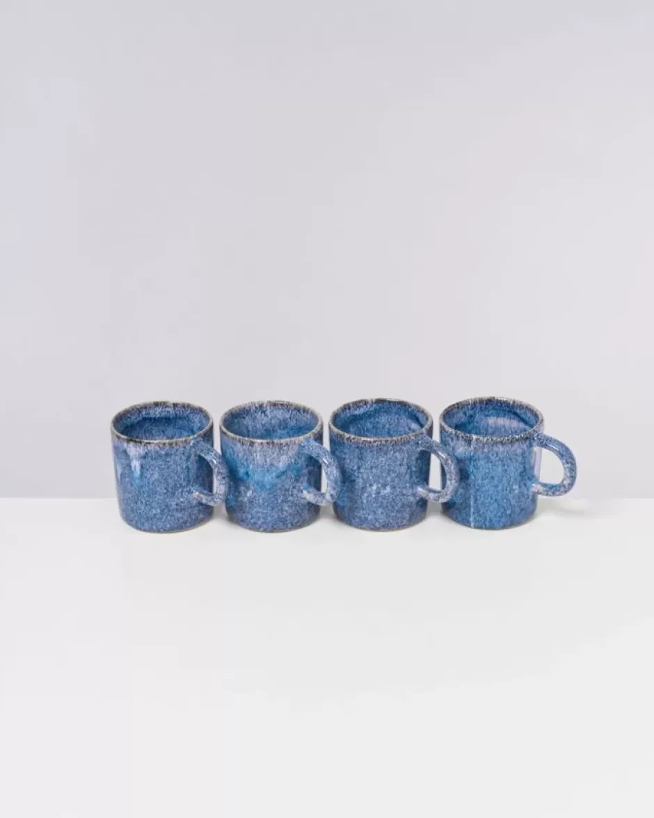 Cordoama 4Er Set Tasse Gros Blau Gesprenkelt^Motel a Miio Sale