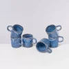 Cordoama 6Er Set Tasse Gros Blau Gesprenkelt^Motel a Miio Discount