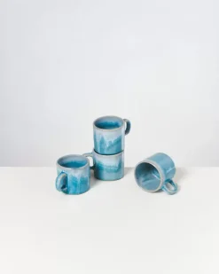 Cordoama 4Er Set Tasse Klein Aqua^Motel a Miio Sale