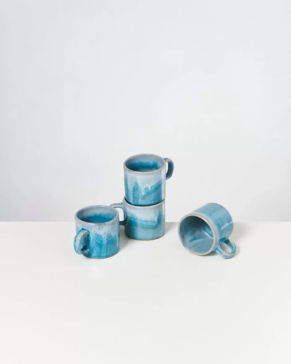 Cordoama 4Er Set Tasse Klein Aqua^Motel a Miio Sale