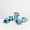 Cordoama 6Er Set Tasse Klein Aqua^Motel a Miio Discount
