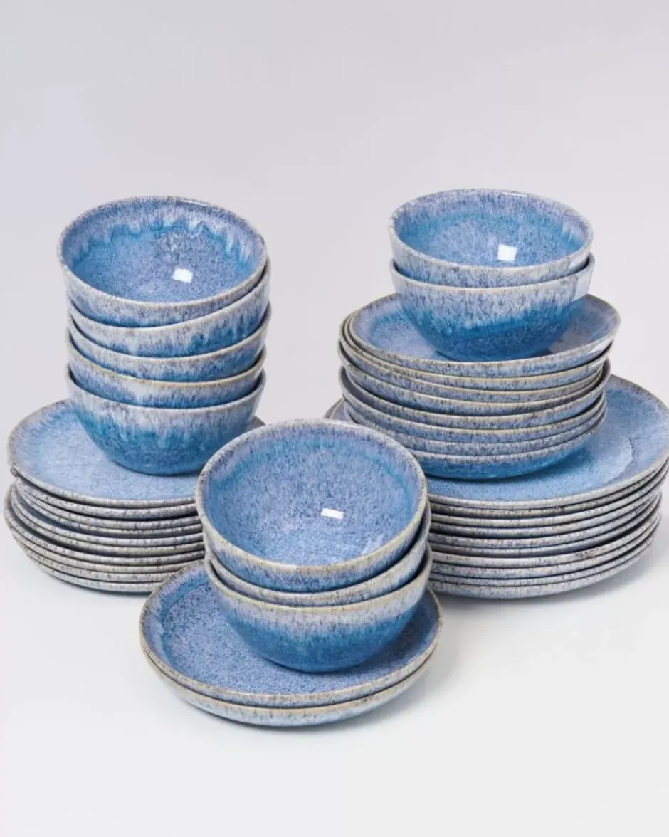 Cordoama Klassik Blau Gesprenkelt - 40 Teiliges Set^Motel a Miio Best