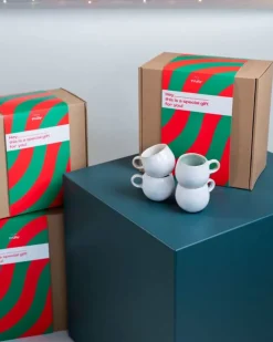 Geschenkbox - 4 X Areia Tasse Klein^Motel a Miio Hot