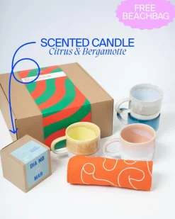 Geschenkbox - 4 X Coimbra Teetasse & 1 X Duftkerze^Motel a Miio Outlet