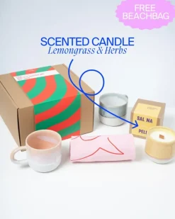 Geschenkbox - 2 X Coimbra Teetasse & 1 X Duftkerze^Motel a Miio New