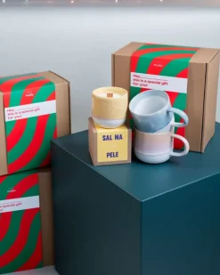 Geschenkbox - 2 X Coimbra Teetasse & 1 X Duftkerze^Motel a Miio New