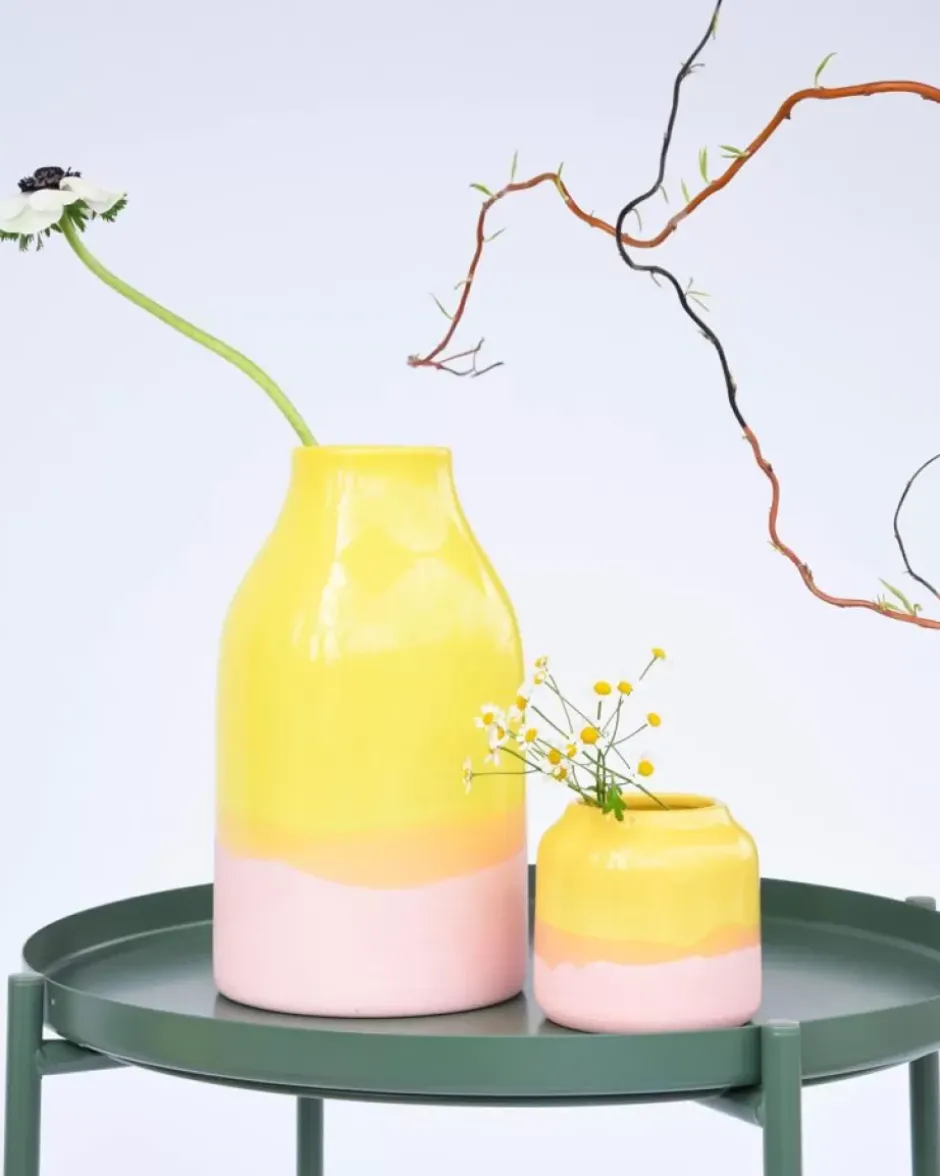 Marisa Vase Gelb Rose^Motel a Miio New