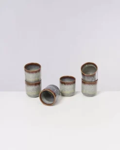 Melides 6Er Set Becher Klein Forest Brown^Motel a Miio New