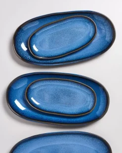 Melides Servierplatte L Blue^Motel a Miio Outlet