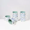 Nodoa 6Er Set Tasse Mint Mit Punkten^Motel a Miio
